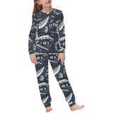 Piano Pattern Print Design 02 Kids' Boys' Girls' All Over Print Pajama Set
