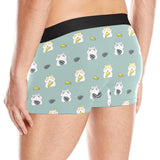 Cute hamster cheese pattern Men's All Over Print Boxer Briefs Men's Underwear