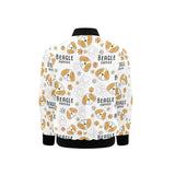 Cute beagle dog pattern background Kids' Boys' Girls' Bomber Jacket