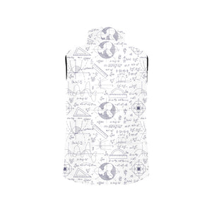 Math Pattern Print Design 03 Men's Padded Vest
