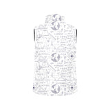 Math Pattern Print Design 03 Men's Padded Vest