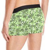 Canabis Marijuana Weed Pattern Print Design 01 Men's All Over Print Boxer Briefs Men's Underwear