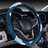 Stingray Pattern Print Design 04 Car Steering Wheel Cover