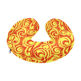 Fire flame design pattern U-Shaped Travel Neck Pillow