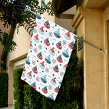 Cute color paper sailboat pattern House Flag Garden Flag