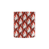 Fire flame symbol design pattern Morphing Mug Heat Changing Mug