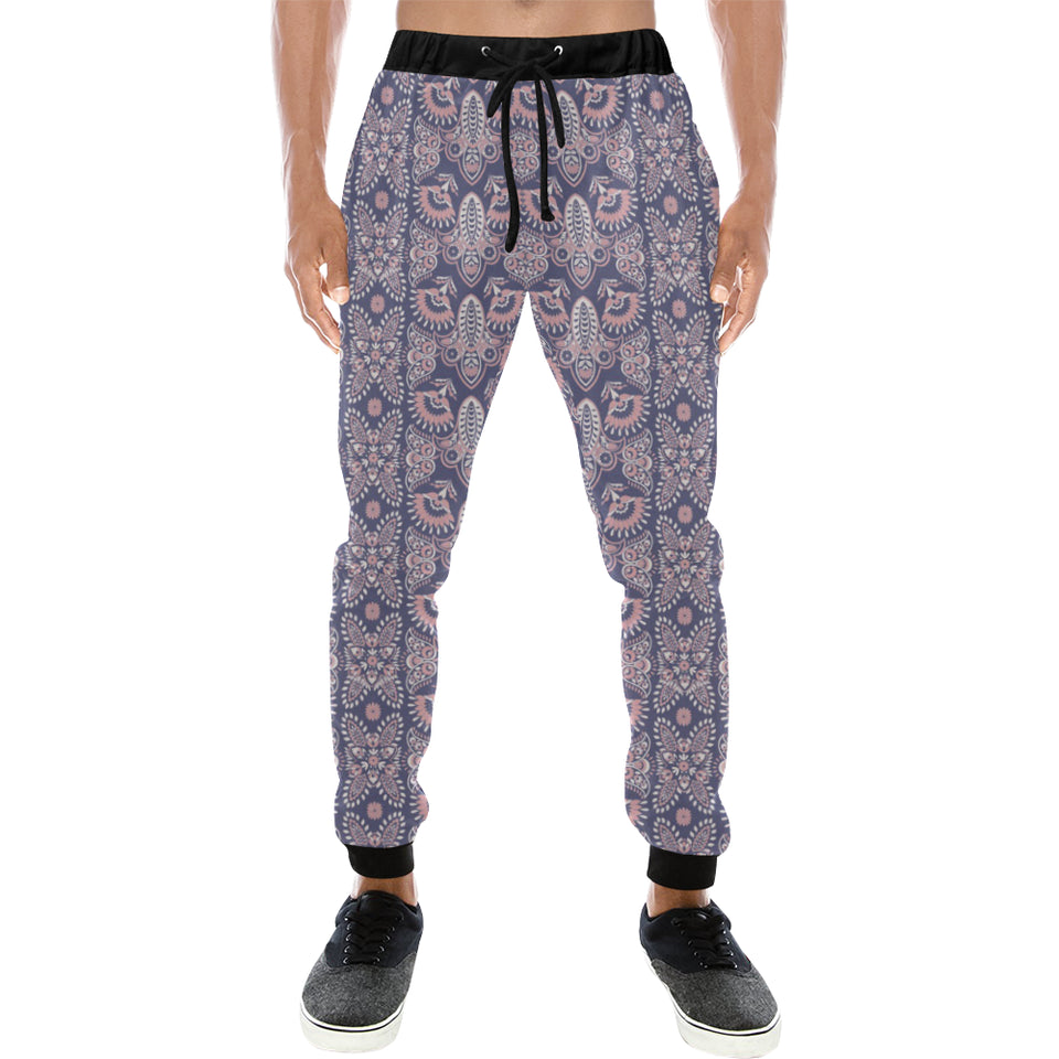 Indian Batik Style pattern Unisex Casual Sweatpants