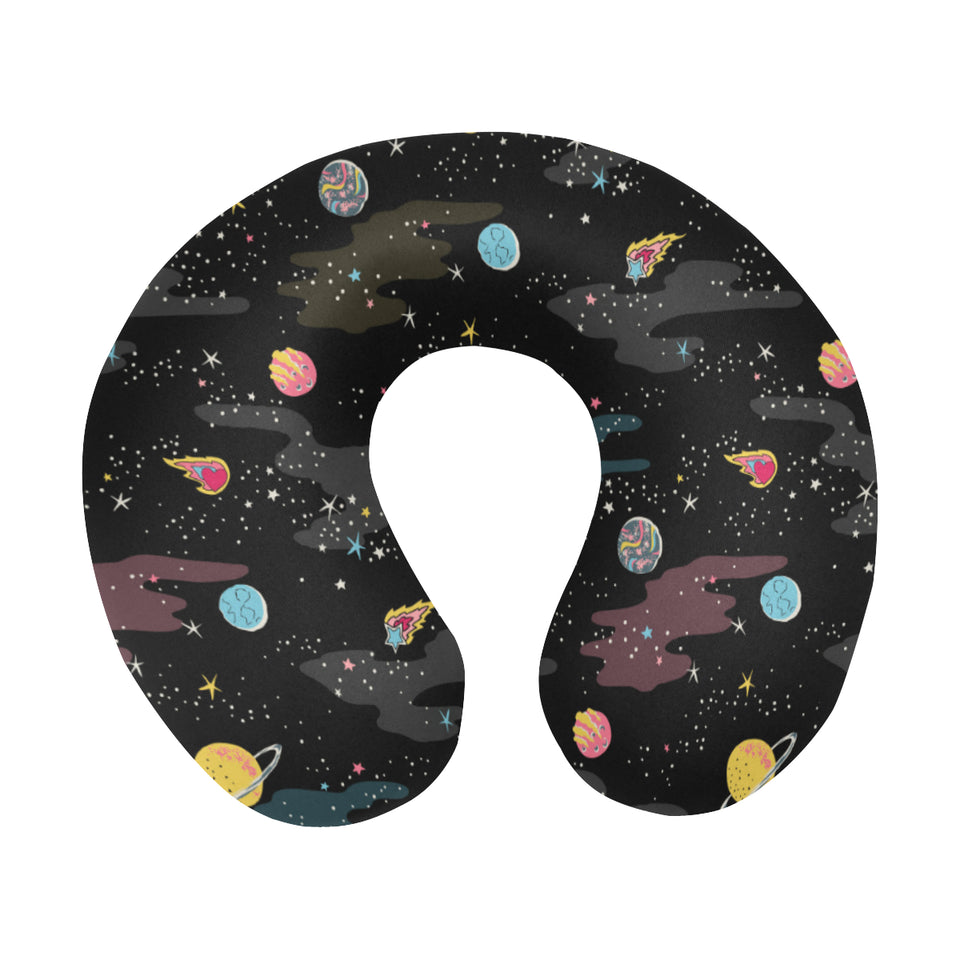 space pattern U-Shaped Travel Neck Pillow