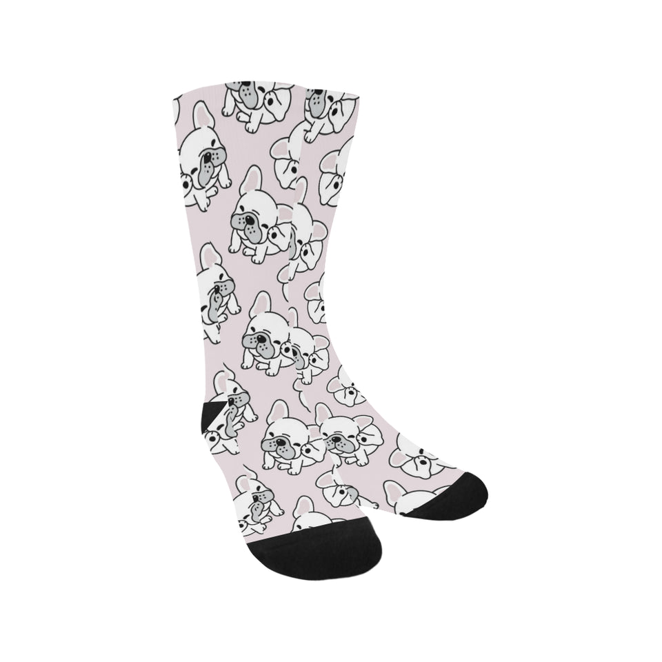 Cute french bulldog pattern Crew Socks
