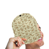 Windmill Wheat pattern All Over Print Snapback Cap