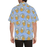 Beer pattern Men's All Over Print Hawaiian Shirt