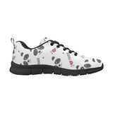 Hand Drawn faces of pandas pattern Men's Sneaker Shoes