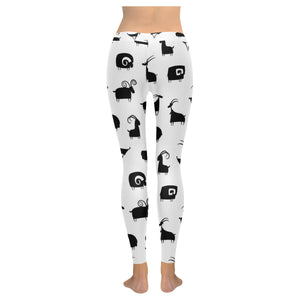Goat ram pattern Women's Legging Fulfilled In US