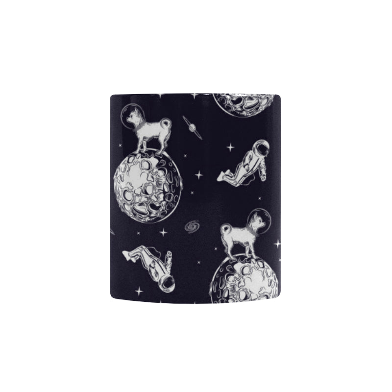 Chihuahua space helmet astronaut pattern Morphing Mug Heat Changing Mug