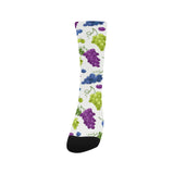Grape pattern Crew Socks