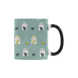 Cute hamster cheese pattern Morphing Mug Heat Changing Mug