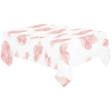 Pink sakura cherry blossom pattern Tablecloth