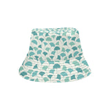 Green ginkgo leaves pattern Unisex Bucket Hat