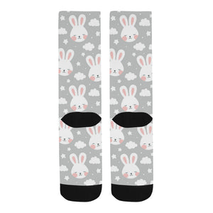 Rabbit cloud Pattern Crew Socks
