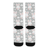 Rabbit cloud Pattern Crew Socks