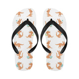 Cute Kangaroo pattern Unisex Flip Flops