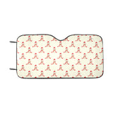 Golden Retriever Pattern Print Design 01 Car Sun Shade