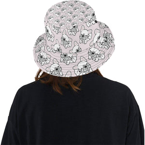 Cute french bulldog pattern Unisex Bucket Hat