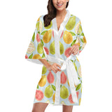 Guava design pattern Women's Short Kimono Robe