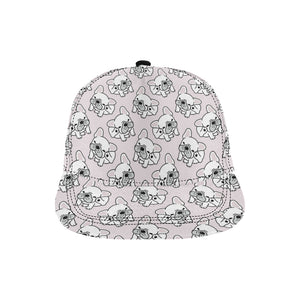 Cute french bulldog pattern All Over Print Snapback Cap