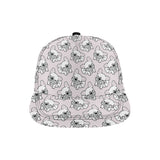 Cute french bulldog pattern All Over Print Snapback Cap