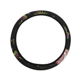 Dragons flower pattern Car Steering Wheel Cover