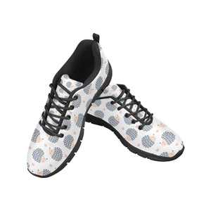 Hedgehog Pattern Print Design 04 Men's Breathable Sneakers ( Model 055)