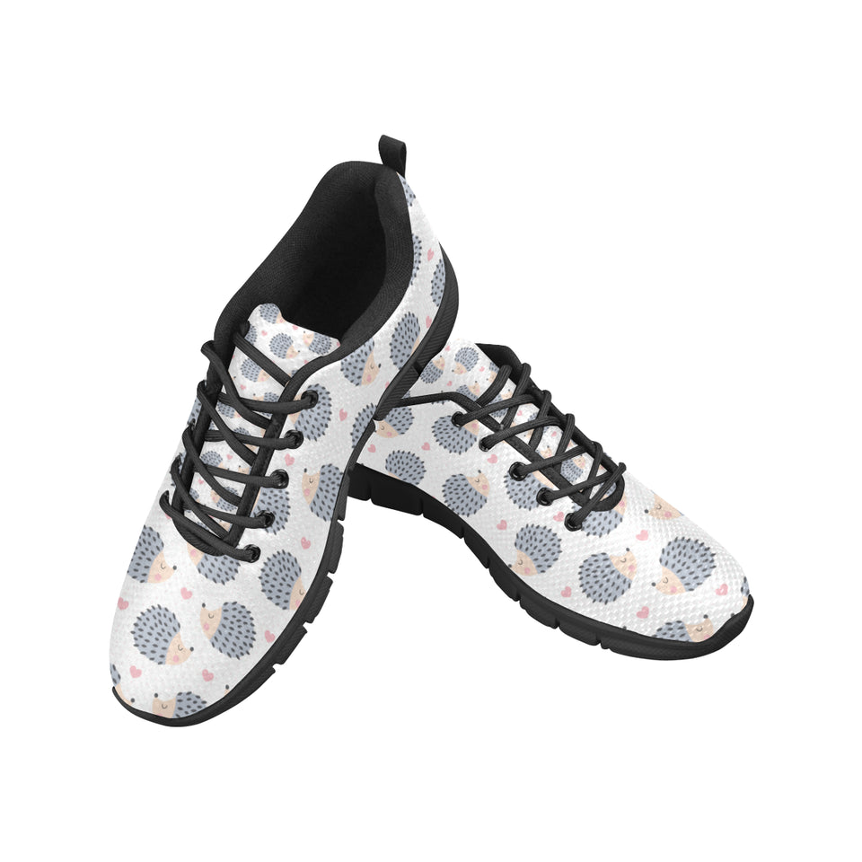 Hedgehog Pattern Print Design 04 Men's Breathable Sneakers ( Model 055)