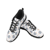 Hedgehog Pattern Print Design 04 Men's Breathable Sneakers ( Model 055)