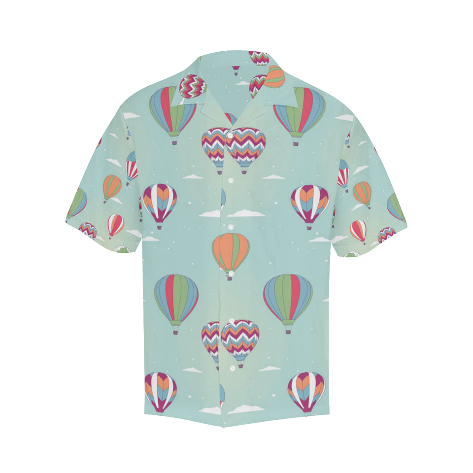 Hot Air Balloon design Pattern Men's All Over Print Hawaiian Shirt