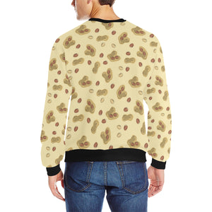 peanuts design pattern Men's Crew Neck Sweatshirt
