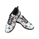 Cute color paper sailboat pattern Men's Sneaker Shoes
