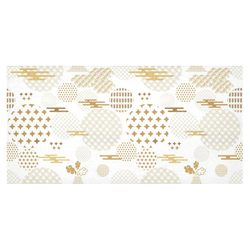 Beautiful gold japanese pattern Tablecloth