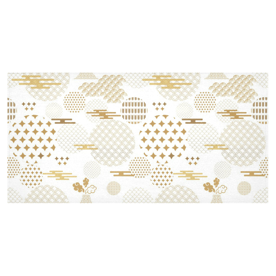 Beautiful gold japanese pattern Tablecloth
