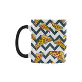 Pizza design pattern Morphing Mug Heat Changing Mug