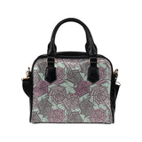 Spider web cobweb design color pattern Shoulder Handbag