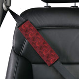 Rose Pattern Print Design 03 Car Seat Belt Cover