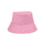 Sweet candy pink background Unisex Bucket Hat