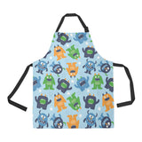 Alien Pattern Print Design 04 All Over Print Adjustable Apron