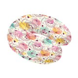 Clock butterfly pattern U-Shaped Travel Neck Pillow