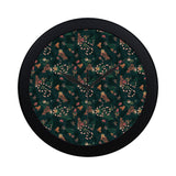 Snake forest pattern Elegant Black Wall Clock
