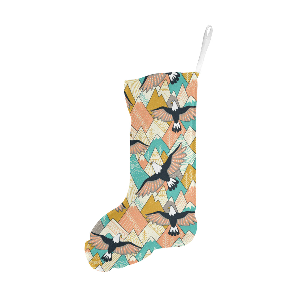 Eagle Pattern Print Design 02 Christmas Stocking