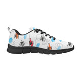 Watercolor helicopter cloud pattern Women's Sneaker Shoes