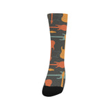 electric guitars pattern Crew Socks