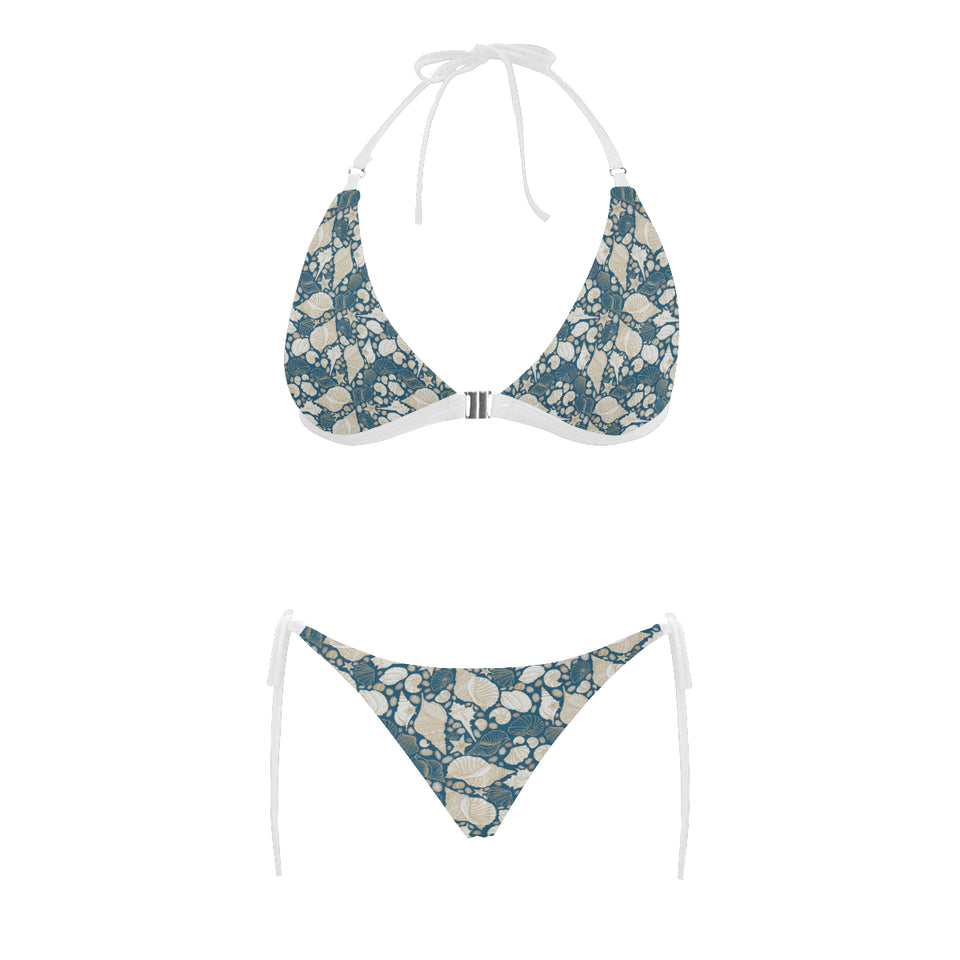 Sea turtle Polynesian Tribal design pattern Sexy Bikinis Two-Piece Swimsuits